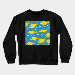 fish in the water Crewneck Sweatshirt